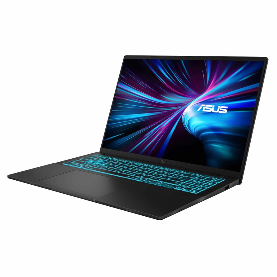 ASUS V16今年以輕電競進軍主流戰場，搭載Intel Core 5處理器(系列2)、最高NVIDIA GeForce RTX 5070顯示卡，效能不容小覷。